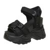 Fashion High Heels Sandals Summer Wedges Height Ladies Sandal Platform Chunky Shoes Sandalias Mujer Women Shoes Breathable