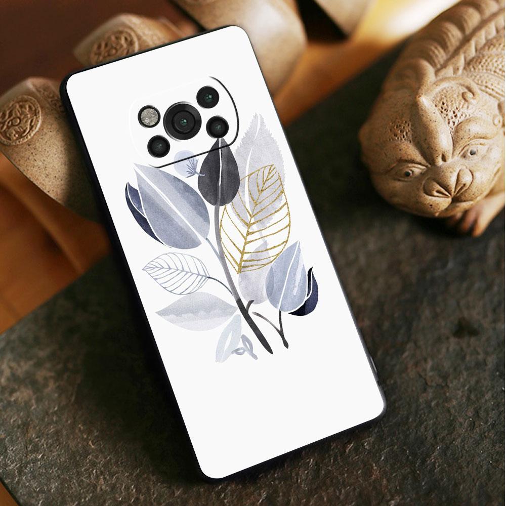 Роскошный художественный принт из золотой фольги для Xiaomi POCO 11T 10T F4 GT X3 NFC F3 X4 M4 Pro 5G 9T M3 MI 11 lite Back Celular Funda