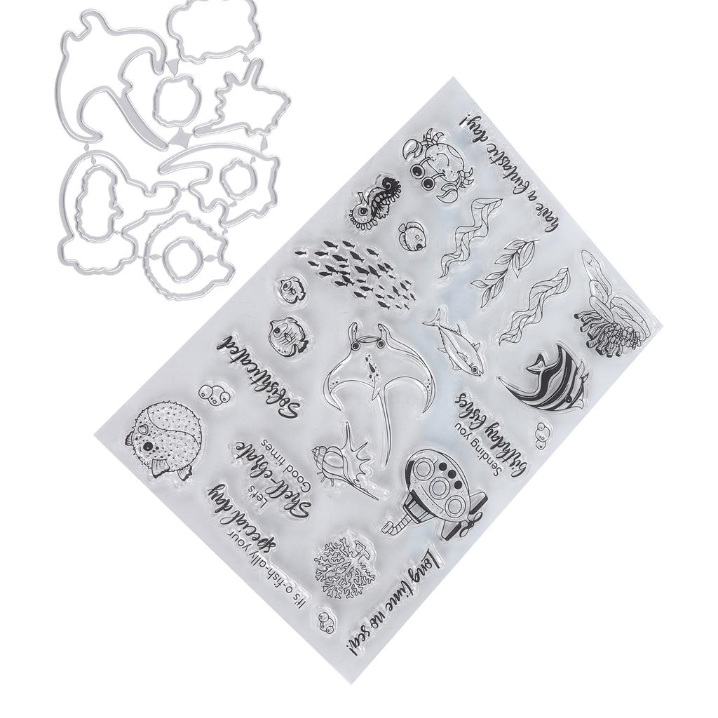 Прозрачные штампы, практичный инструмент для изготовления открыток, портативная форма для резки фотоальбомов, подарков