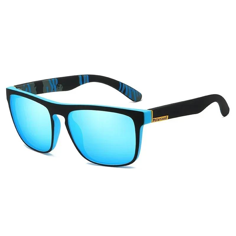 Luxury Cycling Outdoor Women Uv400 Eyewear Retro Driving Fishing Square Frame Sun Glasses Men Polarized Sunglasses