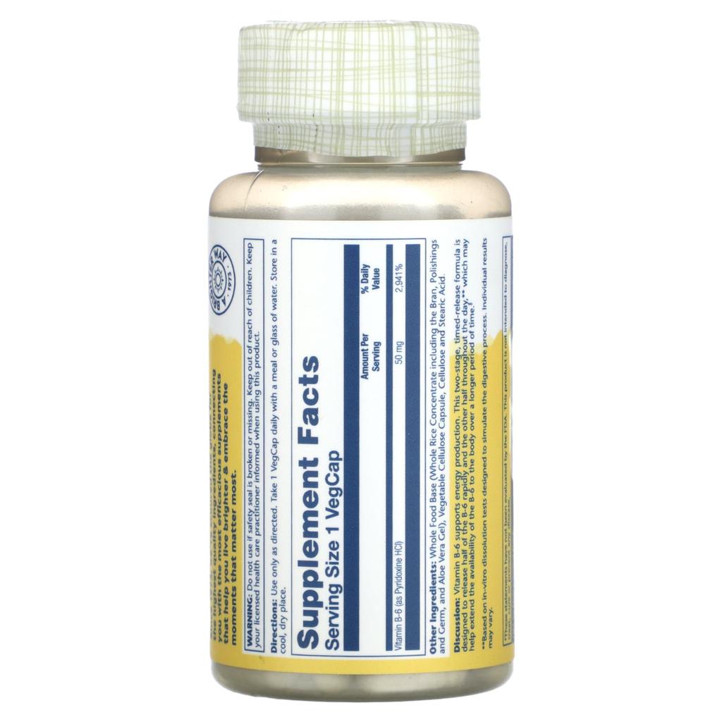 Western, Vitamin B6, 50Mg, 60 Veggie Capsules