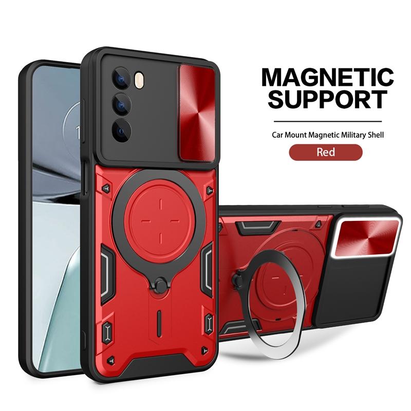 Для Motorola Moto G52 G62 G72 Чехол Магнитное Кольцо-Держатель Чехол для Телефона Для Moto G71 G73 5G Слайдер Камеры Броня Ударопрочная Задняя Крышка