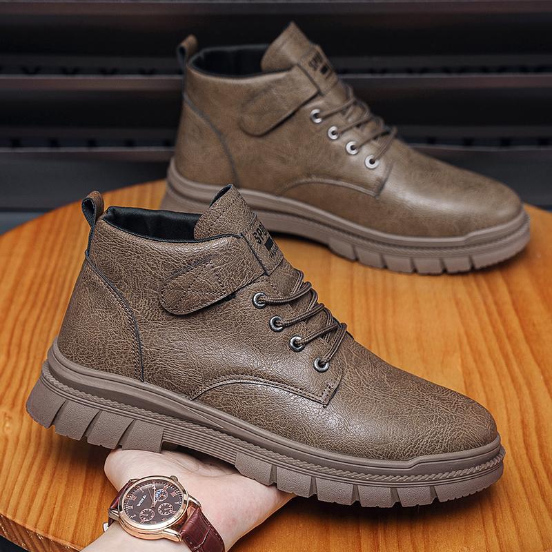 Ботинки Martin, спортивная обувь для сноуборда, повседневная мужская обувь, высокие кожаные туфли, мужская обувь, водонепроницаемая и нескользящая обувь для работы с инструментами