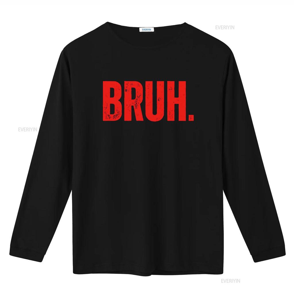 bruh shirt boys funny T for Brothers Shirtns Men vintage Washed designer clothes fashion Top For Everyday Wear Unisex