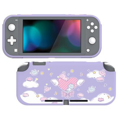 Защитный чехол, совместимый с PlayVital Switch, чехол, совместимый с Switch Lite (мягкий) Lite, (мягкий) [Зайчик и Мишка]