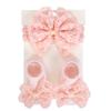 Breathable Infant Headwrap Headband with Anti Slip Silicone Socks Lovely Baby Accessories 0 To 12 Months Gift