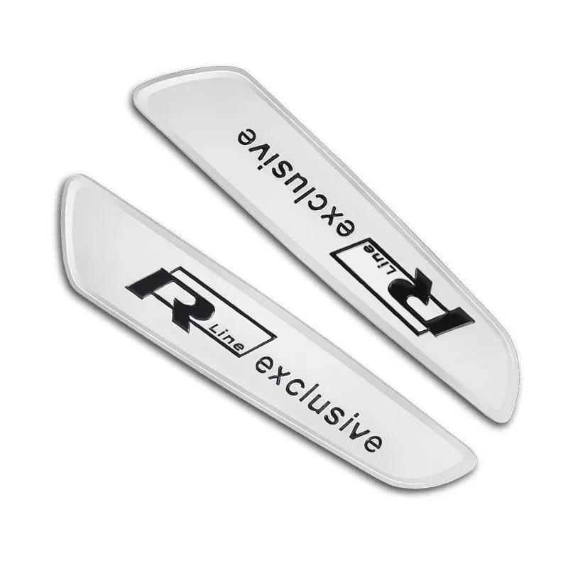OPQ1 VW 2026 Hot Metal for Volkswagen VW R Line 4MOTION Logo Passat Tiguan Polo Golf Touran Jetta Car Door Panel Sticker Fender Side