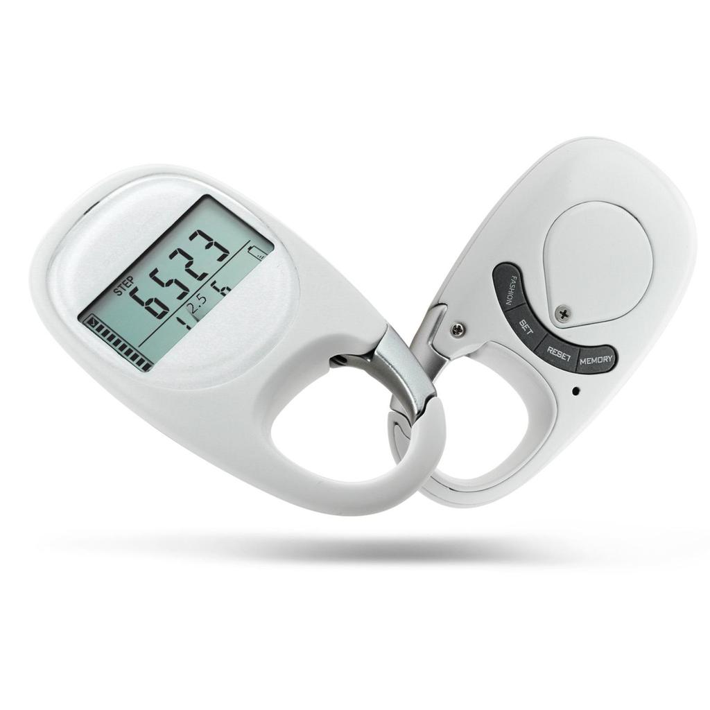 3D Pedometer with 7-Day Memory & Calorie Counter for Hiking and Sports