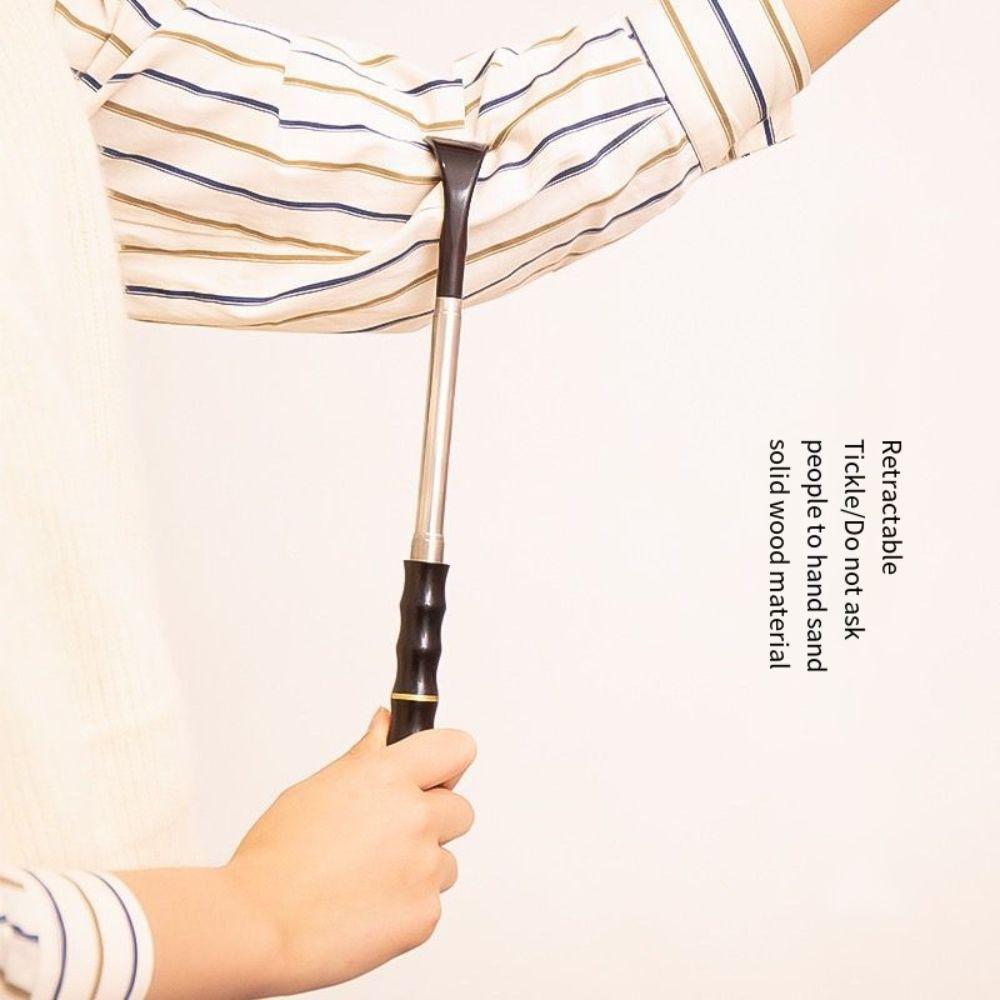 Retractable Scratch Massager Portable Relax Telescopic Backscratcher Wooden handle Long Handle Itching Tool Massager Tool