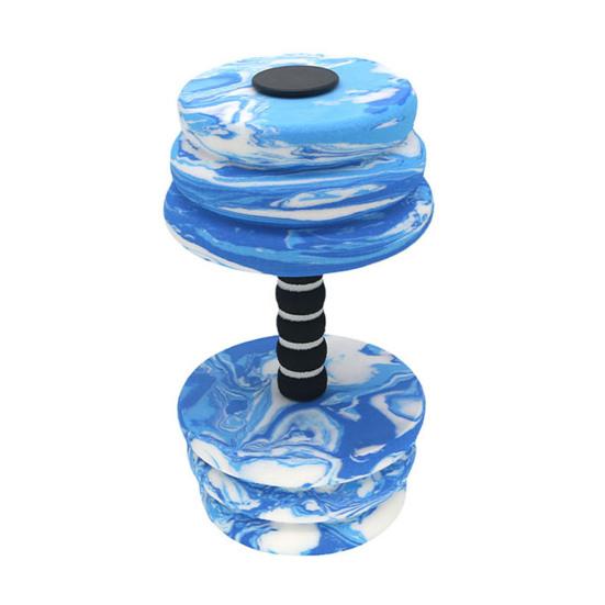 1/2Pcs Water Sports Dumbbells Water Workouts Easy Grip Foam Barbells High-density EVA Fitness Dumbbells