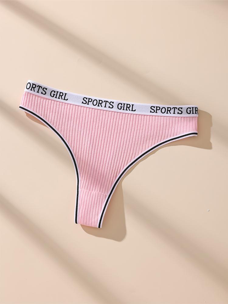 7 шт. женские стринги с низкой посадкой, сексуальное нижнее белье, спортивные трусики для девочек, хлопковые стринги, дышащие женские трусики, женское нижнее белье