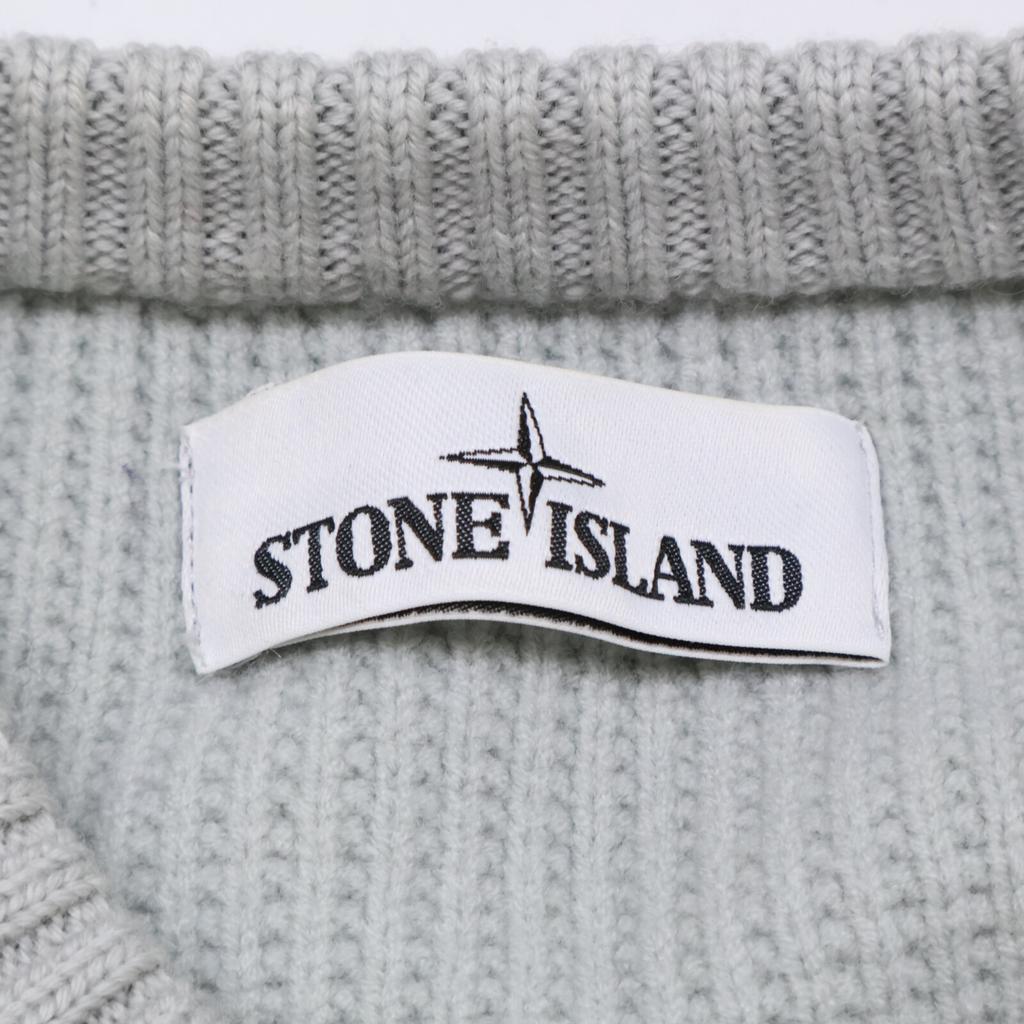 STONE ISLAND Excellent Condition 6915563A2 18AW Pocket Knit Tops S grayUsed
