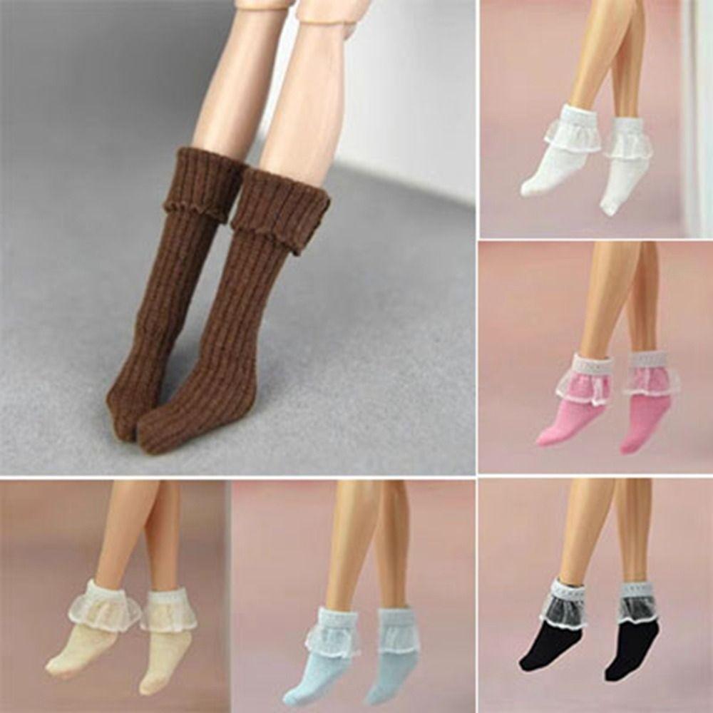 Fashion Long Doll Socks Handmade Short Socks New DIY Toys 1/6 BJD Doll
