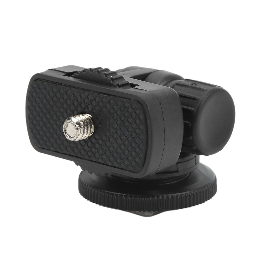 Monitor Ball Head 180 Degrees Adjustable Mini Monitor Accessories with Cold Shoe 1 4 Screw Interface