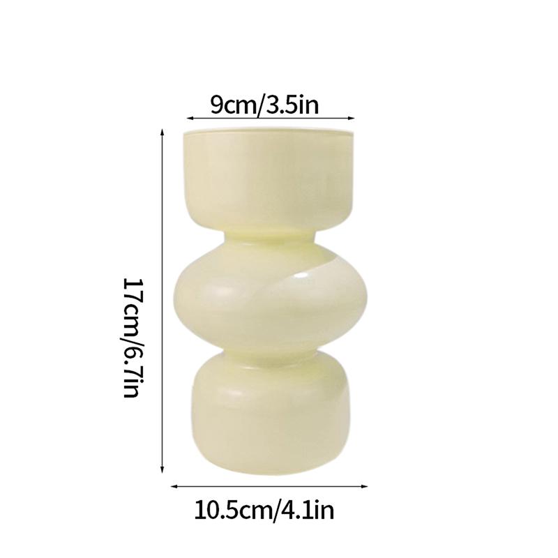 Ins Цветочная стеклянная ваза Креативный гидропонный террариум Растения Стеклянные вазы Цветочный горшок Цветочная композиция Контейнер Домашнее украшение