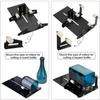 Adjustable Glass Bottle Cutter, Stainless Steel Bottle Cutting Tool, Bottle Cutter for Round & Square Bottles, DIY Bottle Cutting Kit for Wine Beer