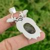 Daughters Day Deal 925 Silver Solar Moss Agate Gemstone Wife New Pendant Jewelry