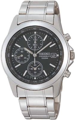 Импортные наручные часы Seiko SND309P, серебристые,