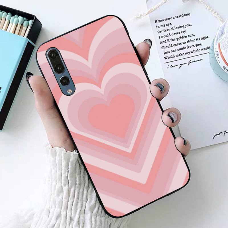 INS Fashion Sweet Love Heart чехол для телефона Huawei P30 40 20 10 8 9 lite pro plus Psmart2019