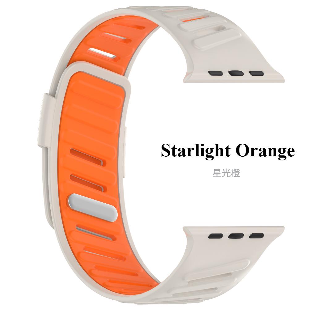 Силиконовый спортивный ремешок для Apple Watch Ultra 49 мм, браслет с наклонной застежкой для iWatch Series 10 46 мм 9 8 7 6 5 4 SE 42 мм 44 мм 45 мм, ремешок с наклонной застежкой