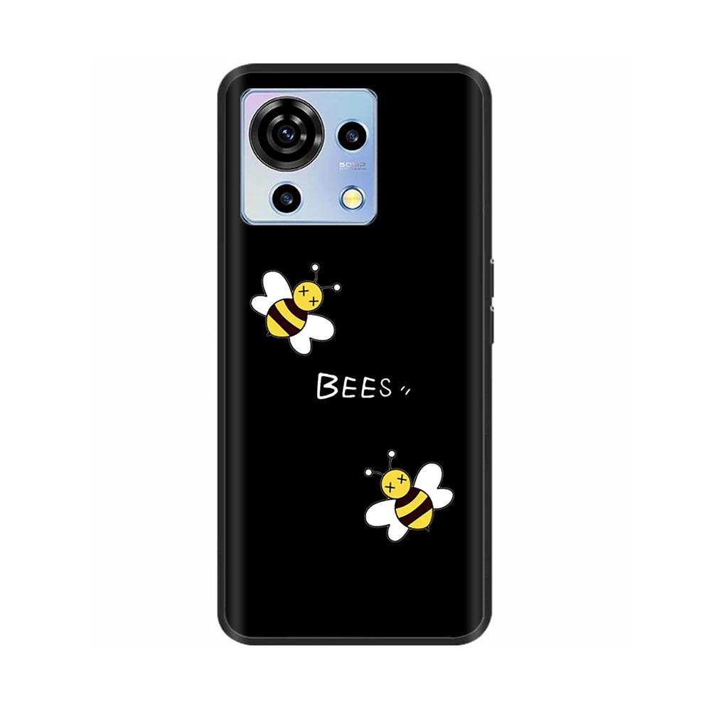 Для ZTE Blade V50 Vita Чехол Черный Силиконовый Мягкий Роскошный Задняя Крышка Телефона Для ZTE Blade V50 Vita Чехол Funda Для ZTE V50 Vita Etui