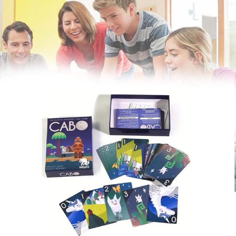Креативная карточная игра Cabo для взрослых и детей Веселая игра на управление памятью для вечеринок от 2 до 4 игроков