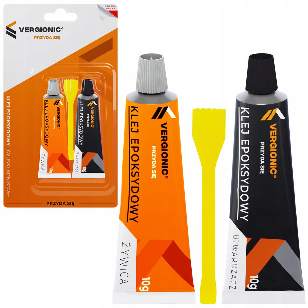Klej uniwersalny epoksydowy 2×10 ml dwuskładnikowy mocny