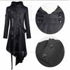 Men Cosplay Costumes Long Sleeve Hooded Jacket Halloween Gothic Pure Color Halloween Cosplay Vintage Costume