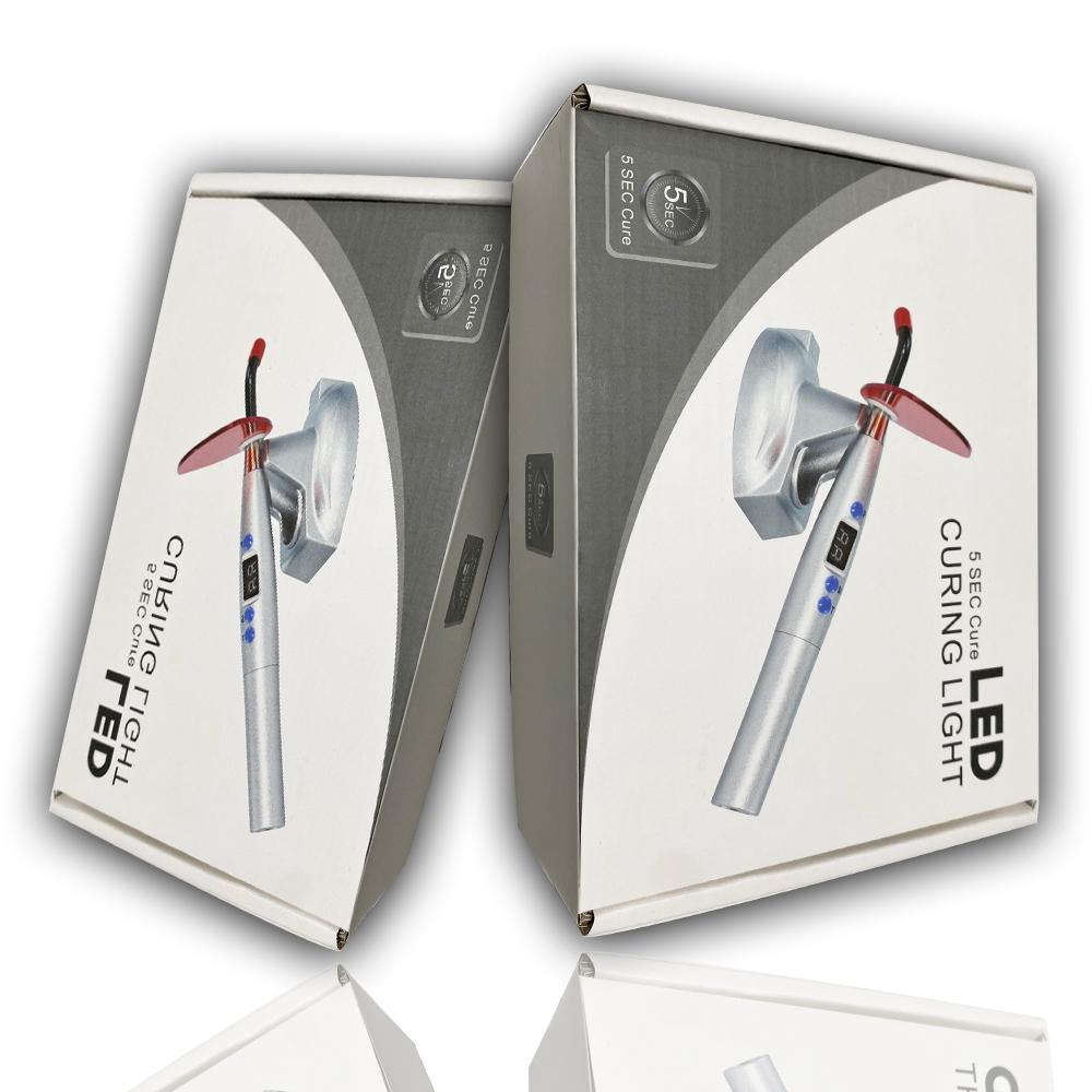 Niceden Беспроводная цветная металлическая светодиодная лампа для отверждения, беспроводная светодиодная лампа для отверждения, 2200 мАч, светодиодная лампа для отверждения