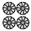 4 шт. 14-дюймовый колпак  Полный   Стильный вид   Подходит для колеса R14   Колпак для большинства легковых автомобилей, грузовиков, внедорожников