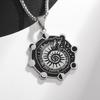 Witchcraft Moon Snail Necklace Neutral Wind Stainless Steel Slavic Protective Amulet
