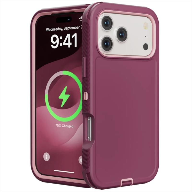3-в-1 Прочный Военный Пылезащитный Чехол Для Телефона Для iPhone 17 16E 15 16 14 Plus 13 12 MINI 11 17 Pro Max 17 Air Защитная Крышка
