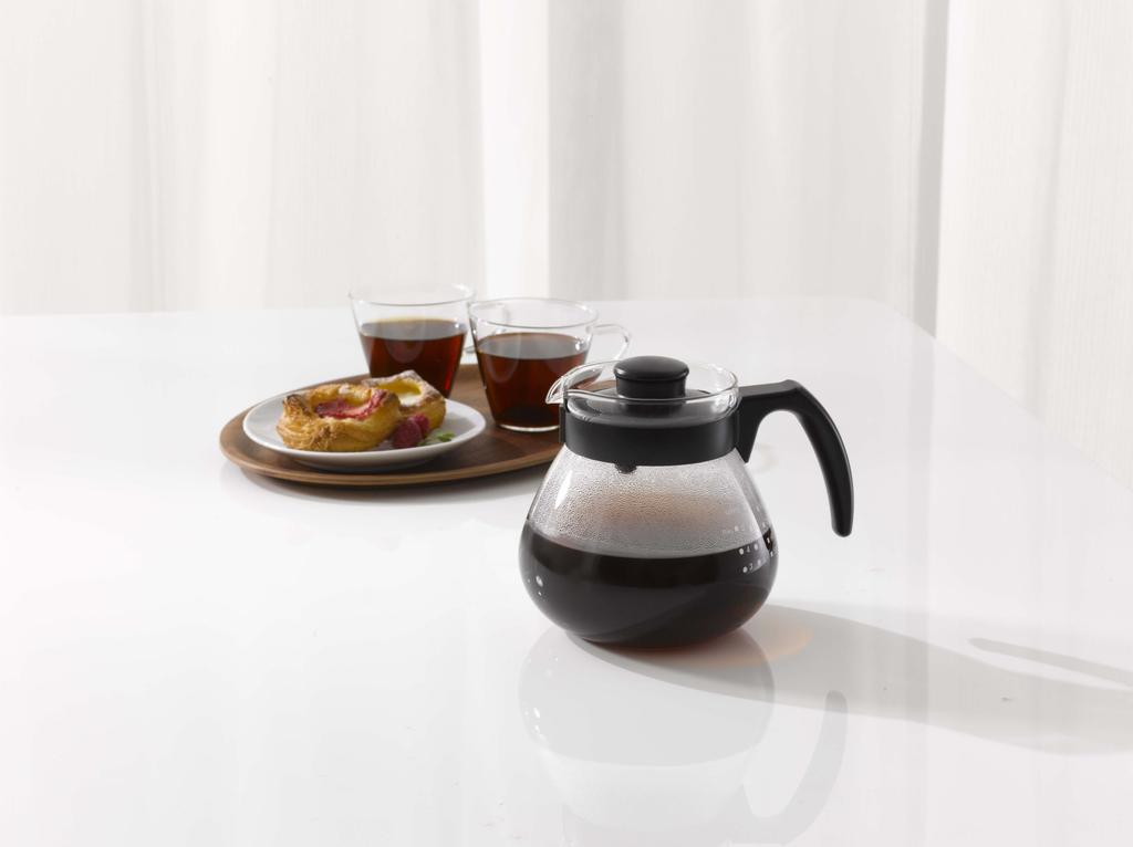 HARIO Coffee Tea Made in & Server, Teco, Microwave/Dishwasher Safe, 1,000ml, Japan, TC-100B
