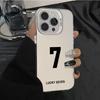 Новый счастливый номер подходит для чехла для мобильного телефона iphone16 Apple 15promax/14 противоударный 13pro12 Европа и Америка
