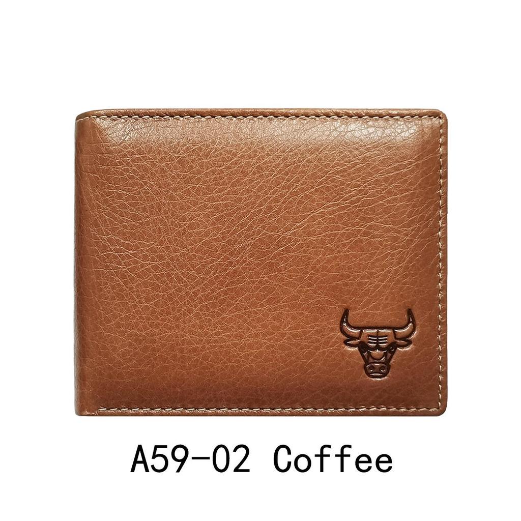 Мужской ретро-складной кошелек из натуральной кожи и держатель для карт