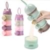 3/4 Layers Cartoon Side Open Baby Milk Powder Formula Dispenser, Multiple Openings Infant Feeding Travel Storage Container