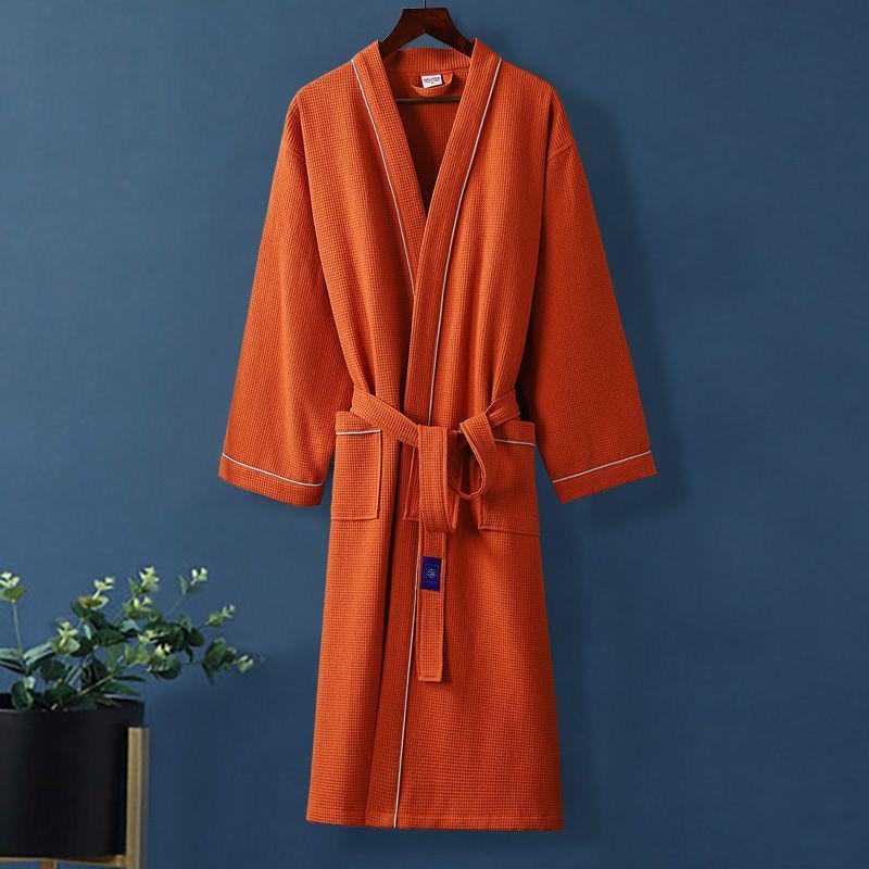 Хлопковый халат-юката G5Z: Впитывающее, быстросохнущее полотенце для мужчин и женщин - Идеально для осенней/зимней одежды для сна после купания