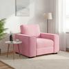 Armchair Pink 100x78x84 cm Velvet