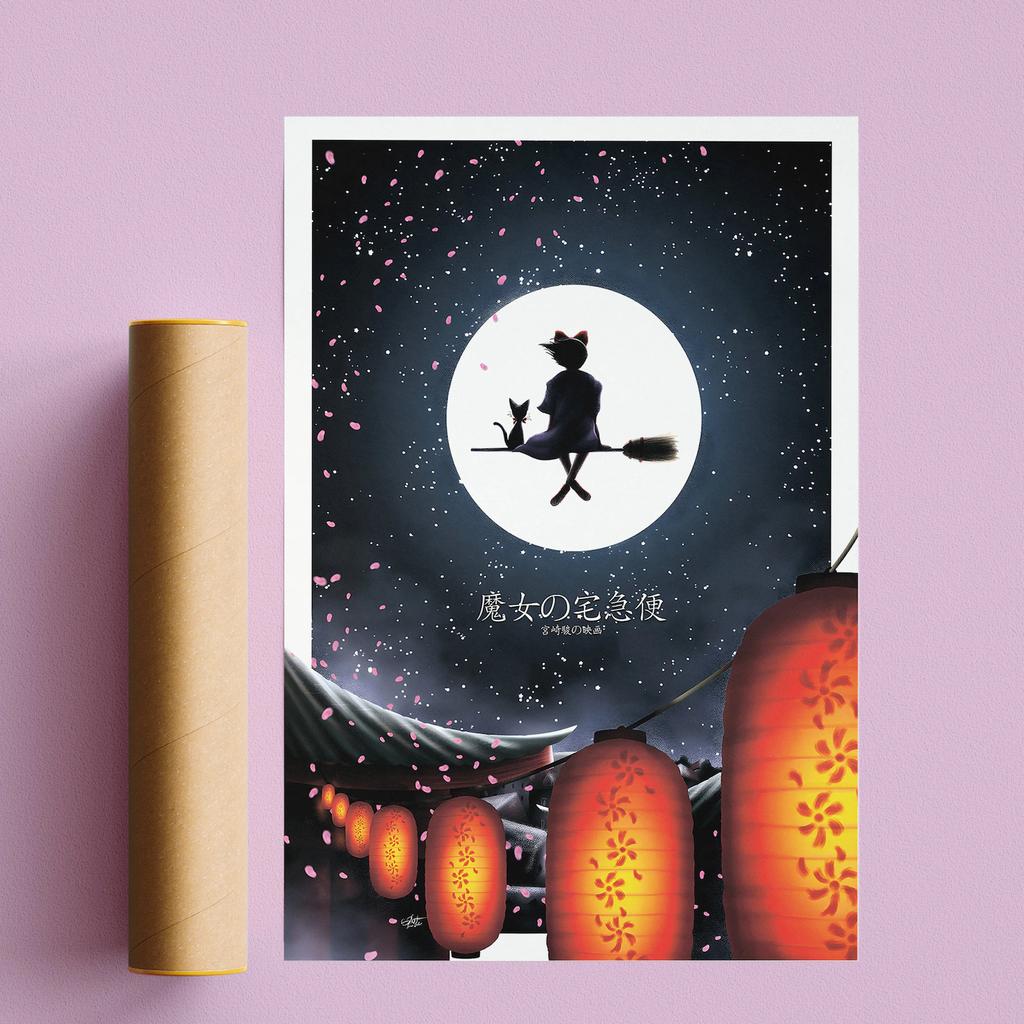 Поп-аниме-фигурка Хаяо Миядзаки/Patlabor/Тоторо, постер в стиле манга, эстетическое настенное искусство, домашний декор для детей в стиле каваи, винтажный принт на холсте