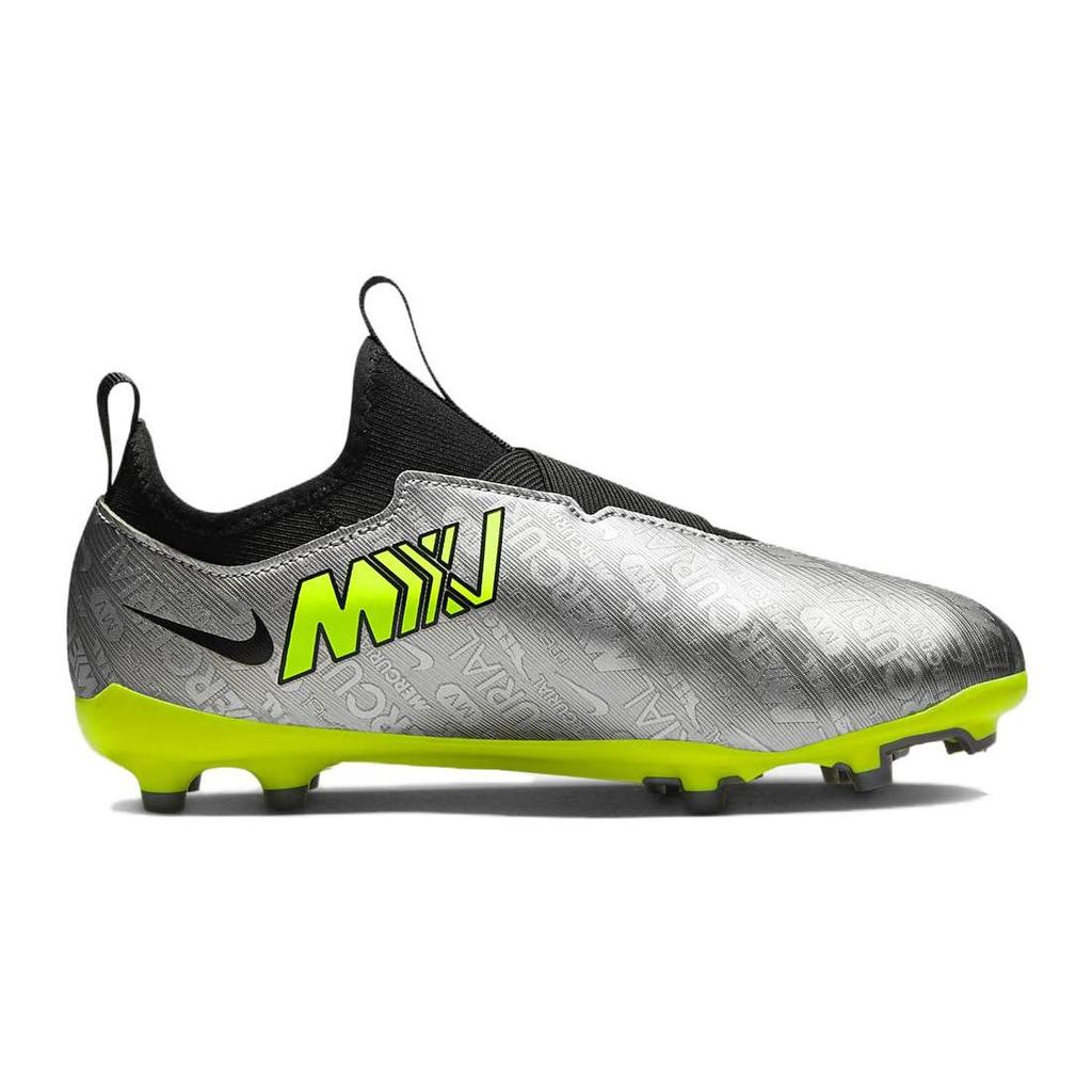 Nike Zoom Mercurial Vapor 15 Academy MG GS 25th Anniversary Pack Kids Sneakers Silver Metallic-Silver Black FJ2040-060