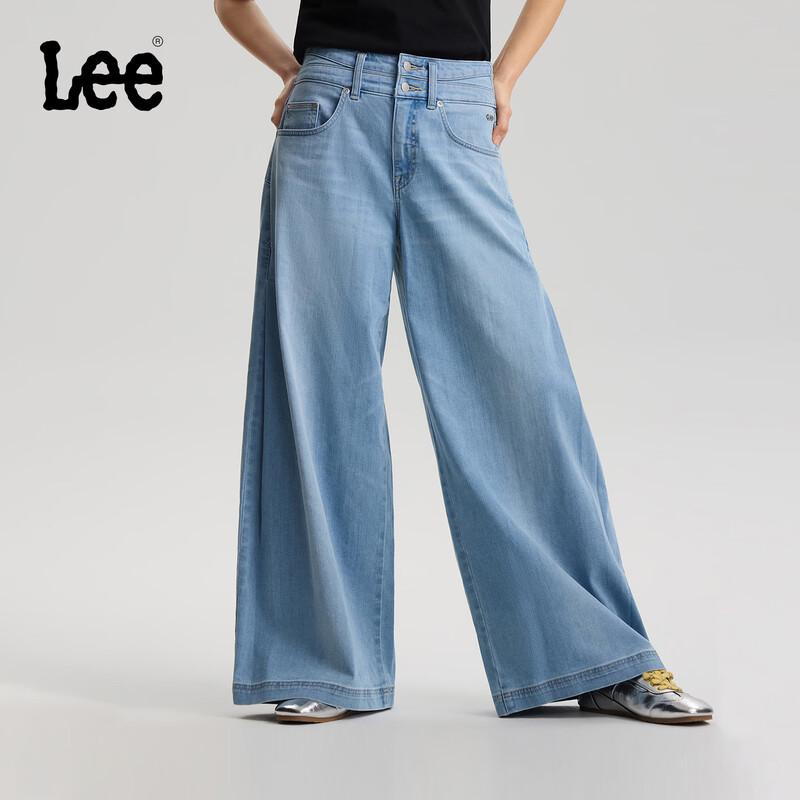 Lee Women's Slouchy Ultra Loose Wide-Leg Jeans