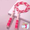Скакалка Yousheng Beaded Jumping Rope Эргономичная удобная ручка Регулируемая гибкость Упражнение Физическое тестирование ПВХ Тренировочная скакалка для спорта
