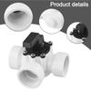 3 Ways Pool Port Diverter Valve 1 1/2 Inch For Yard Garden Pond Spas Hot Tubs Simming Pools Diverter Valve Connection Pool Parts