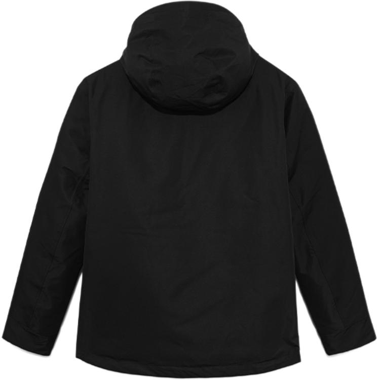 Timberland Куртка 3 в 1 с капюшоном, застежкой-молнией и длинным рукавом, хлопковая подкладка, водонепроницаемая, ветрозащитная, дышащая, теплая, мужская, черная A41UB-001