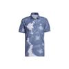 Рубашка поло для гольфа Flower Mesh с принтом Tie-Dye, мужские рубашки поло, темно-синие HS1131