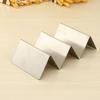 Wave Shape Stainless Steel Taco Display Stand Up Holder Rack Shell 1-4 Tacos