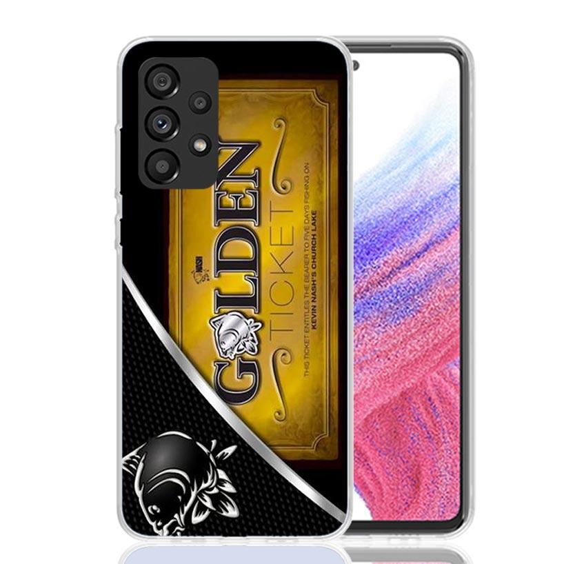 Nash Fishing Art Case Phone Cover for Samsung Galaxy A17 A16 A15 A14 A13 A56 A55 A54 A53 A36 A35 A34 A33 A26 A25 A24 A23 A05S Ga