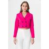 Women's Short Button-closed Blazer Jacket 245071 -