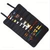 22 Multi Pockets Oxford Canvas Folding Wrench Roll Storage Tools Bag Waterproof Hand Roller Electrician Tools Organizer Bag
