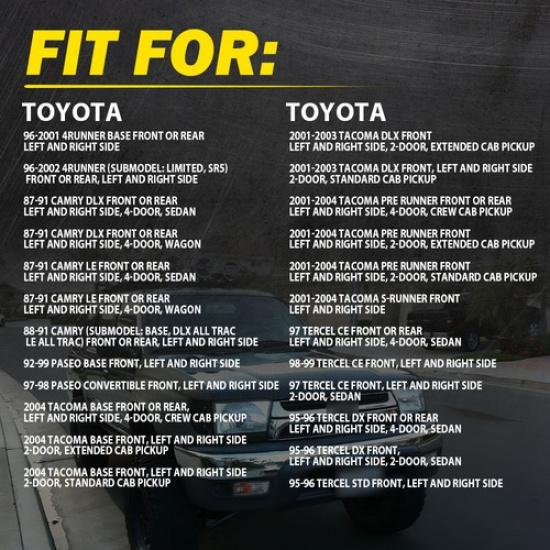 Внутренняя дверная ручка для 2001-04 Toyota Tacoma 96-02 4Runner Комплект из 2 штук Бежевый